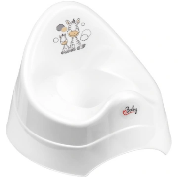 Bērnu podiņš Maltex Zebra balts