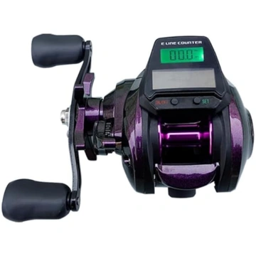 Digitālā makšķerēšanas spole Baitcasting Reel uzlā