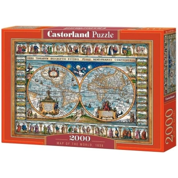 Castorland Puzzle 2000 World Map ( 5904438200733 2