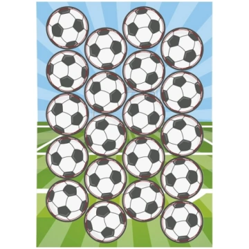 Dekora – ēdamais kūkas rotājums bērniem, futbola m