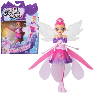 Lelle Hatchimals Crystal Flyers, 25 cm, rozā krās