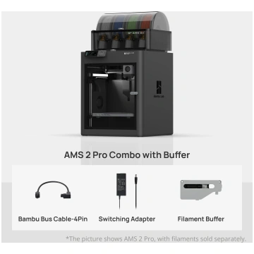 Bambu Lab P1S AMS 2 Pro Combo with Hub