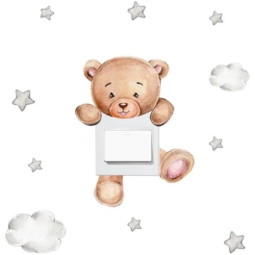 Gaismas slēdžu uzlīmes - Adorable Wall Stickers Nu