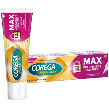 Corega Corega Power Max Stiprinājums + Komfort 40g