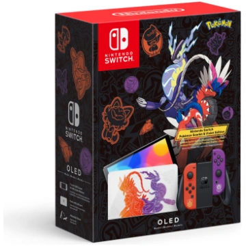 Nintendo Switch OLED Console - Pokemon Scarlet and