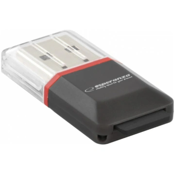 Esperanza EA134K card reader Black,Silver,Transpar