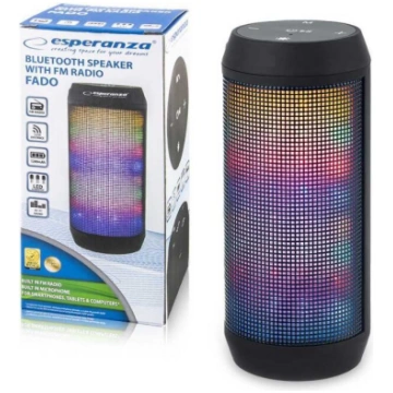 Bezvadu Bluetooth skaļrunis ar Led gaismu ( Iebūvē