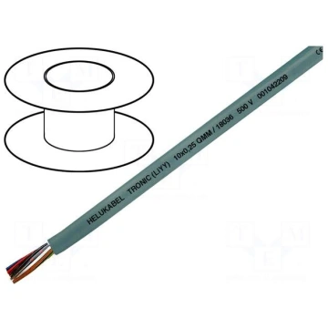 Wire | TRONIC LiYY | 5x0,25mm2 | unshielded | 500V