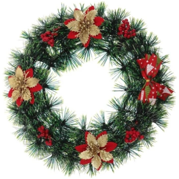 Homoyoyo Weihnachtskränze für Haustür, 11. Künstli