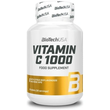 Uztura bagātinātājs Biotech Vitamīns C 1000 Biofla