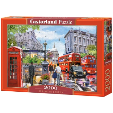 Puzle Puzzle Castorland Spring in London 2000 deta