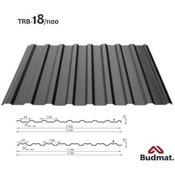 BUDMAT trapecveida jumta un fasādes profili TRB - 