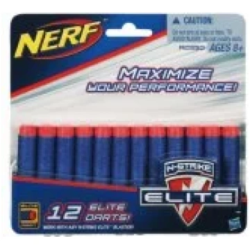 Hasbro NERF 12 ELITE DARTS Aksesuārs RDVA0350-HASB
