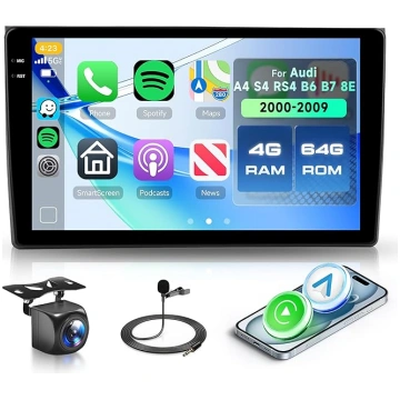 4G + 64G Rimoody Android auto radio priekš Audi A4