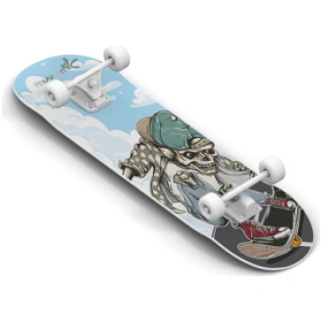 Muuwmi Skateboard skrituļdēlis, ABEC 5, Skull - AU