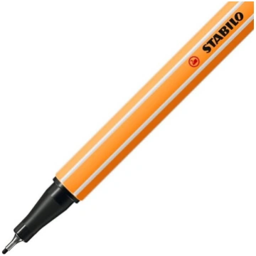Stabilo point 88 fineliner, 10 gab., melns