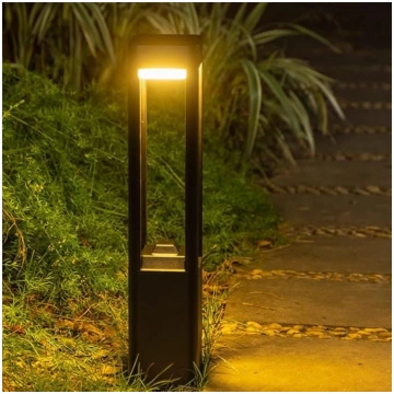 Elektriska LED dārza lampa, moderna un ūdensizturī