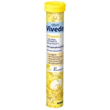 Elkos Vivede Vitamin C tabletes x17 102g