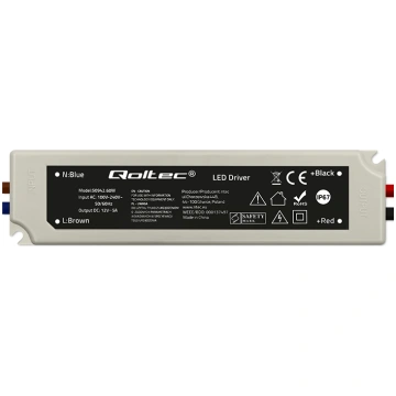 Qoltec LED Driver IP67 60W | 12V | 5A | Waterproof