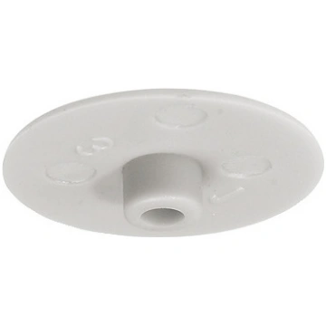 Dekoratīva cepurīte Minifix Ø17 mm (balta)