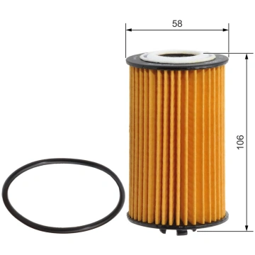 Eļļas filtrs OPEL ASTRA / CORSA / ZAFIRA 05- BOSCH