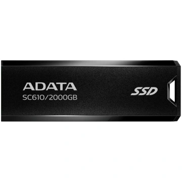 ADATA SC610 2TB USB 3.2 External SSD Black Red (SC
