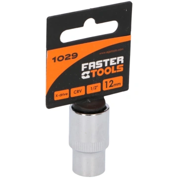 Gala atslēga Faster Tools 1029, 12 mm, 1/2"
