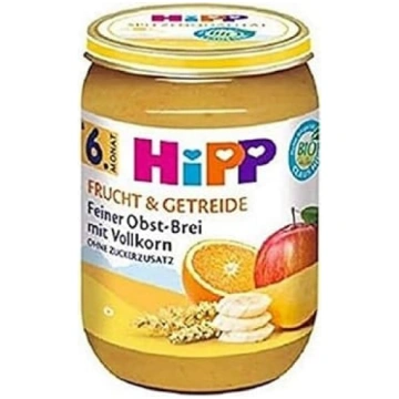HiPP Augļi un graudi, smalkie augļu putraimi ar pi