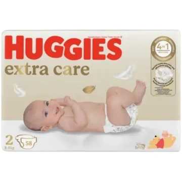 Huggies Extra Care autiņbiksītes, 58 gab., 2. izmē