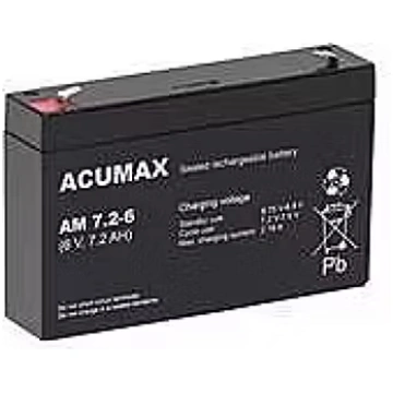 EMU BATTERY 6V 7.2AH/AM7.2-6 ACUMAX (AM7.2-6)