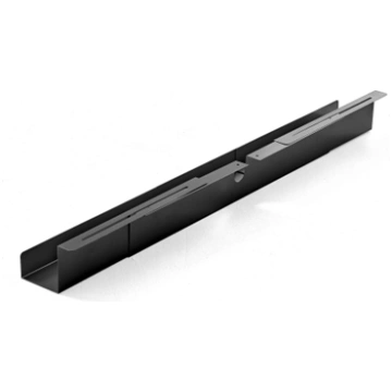 Cable management tray, 1100x120x115mm, Black 12959