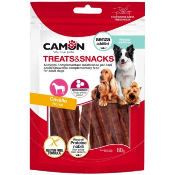 Camon Treats & Snacks strēmelītes ar zirga gaļu su