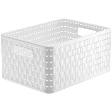 Rotho Grozs plastmasas 11L Country, balts (7610859