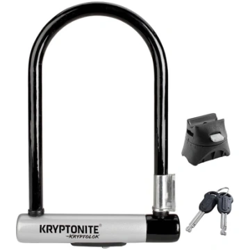 Kryptonite Kryptolok U-veida atslēga – melna/sudra