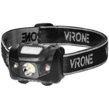 LED lukturis uz galvas CREE 3W + 2 sarkanas LED 70