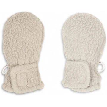 Lodger Mittens Teddy bērnu cimdiņi, Birch, 0-12m M