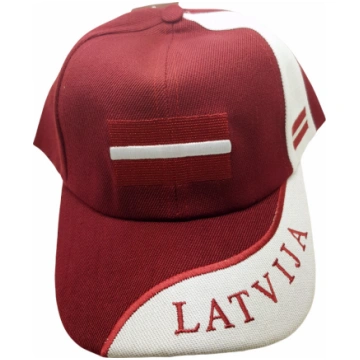 Vasaras cepure Latvija, daudzkrāsaina, 56-60 cm