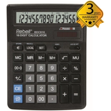 Rebell Calculator Desktop Rebell BDC616 RE-BDC616 