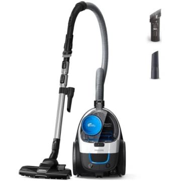 Philips PowerPro kompaktais putekļsūcējs - viegls,