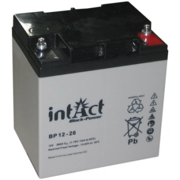 Intact Block-Power 12 V 26Ah (c20) 166x125x175 0/F