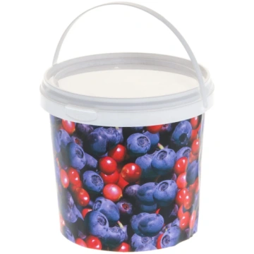 Plastmasas spainis ar vāku 1 L, ogas - Lauku Bodit