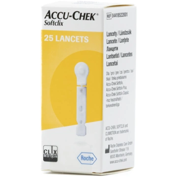 Accu-Chek Softclix Lancetes, 25gab