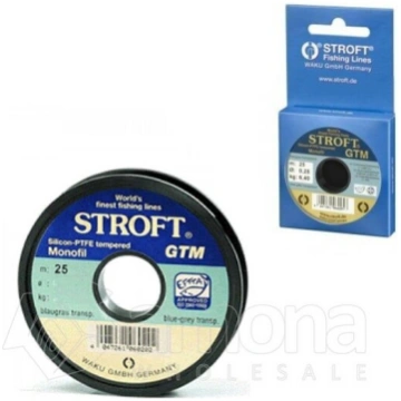 Makšķeraukla Stroft ABR, 25m, 0.08mm