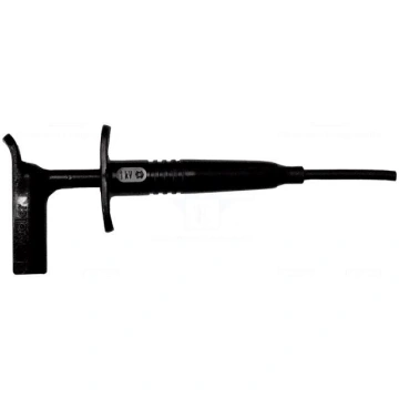 Clip-on probe | hook type | 1A | black | Contacts: