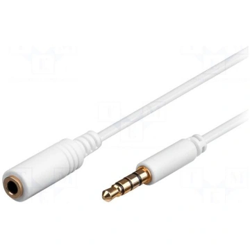 Cable | Jack 3,5mm 4pin plug,Jack 3.5mm 4pin socke