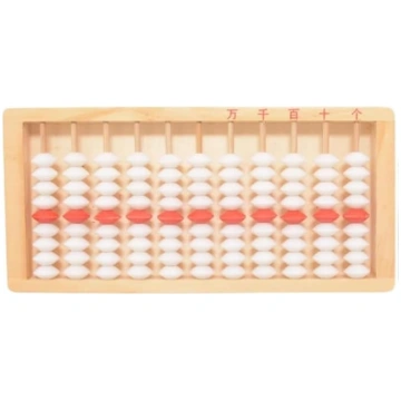 Noteikumu slīdnis, 11 kolonnas, 9 krelles Abacus s