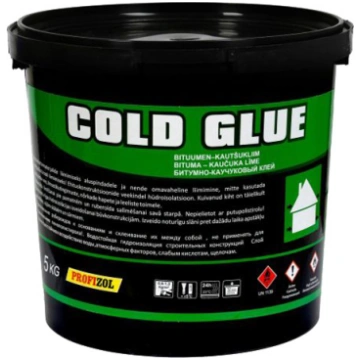 Bituma-kaučuka mastika-līme PROFIZOL COLDGLUE 19KG