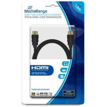 CABLE HDMI-HDMI 1.8M/MRCS156 MEDIARANGE | MRCS156