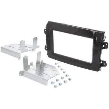Radio frame; Fiat; 2 DIN; black gloss | RAM-40.535