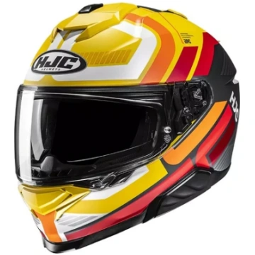 CASCO INTEGRALE MOTO SCOOTER HJC I 71 VIZ GIALLO R
